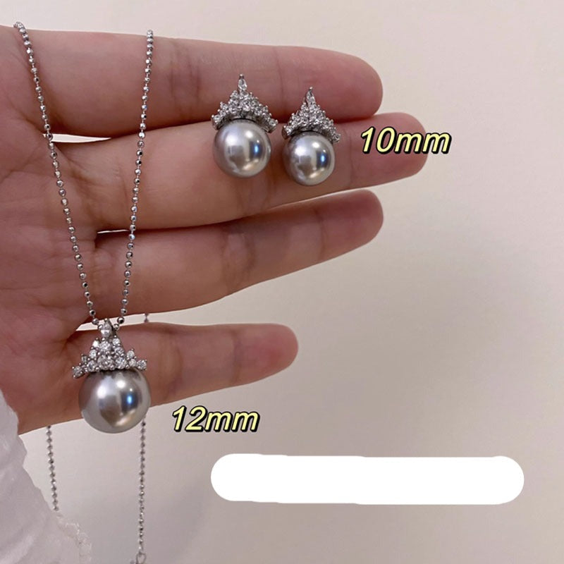 Snow Queen Necklace / Earrings