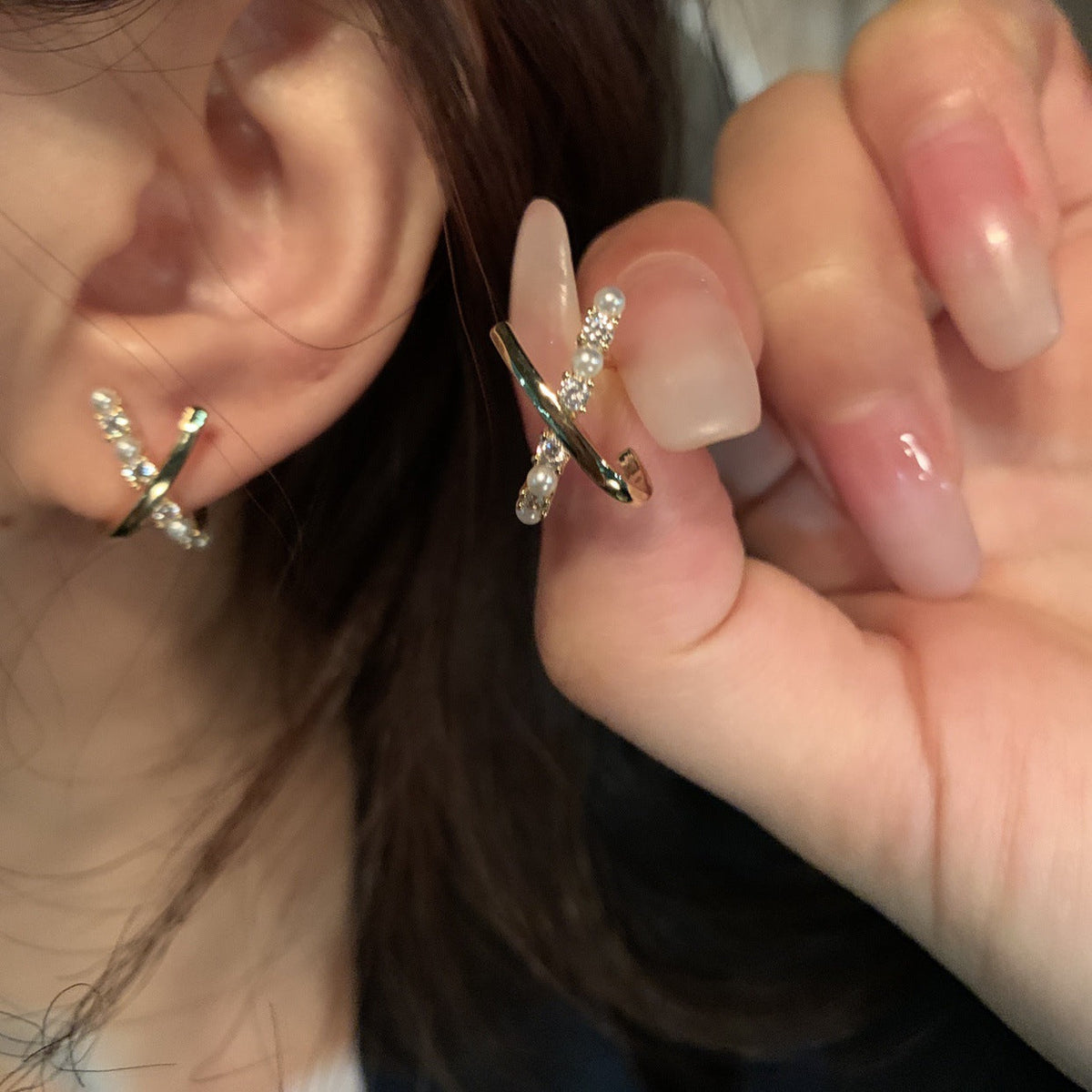 Love Affair' Crystal X Earrings