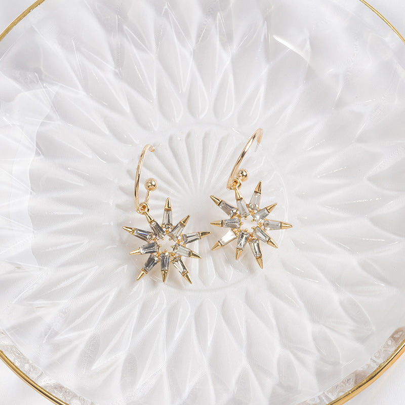 Make A Wish' Crystal Star Earrings