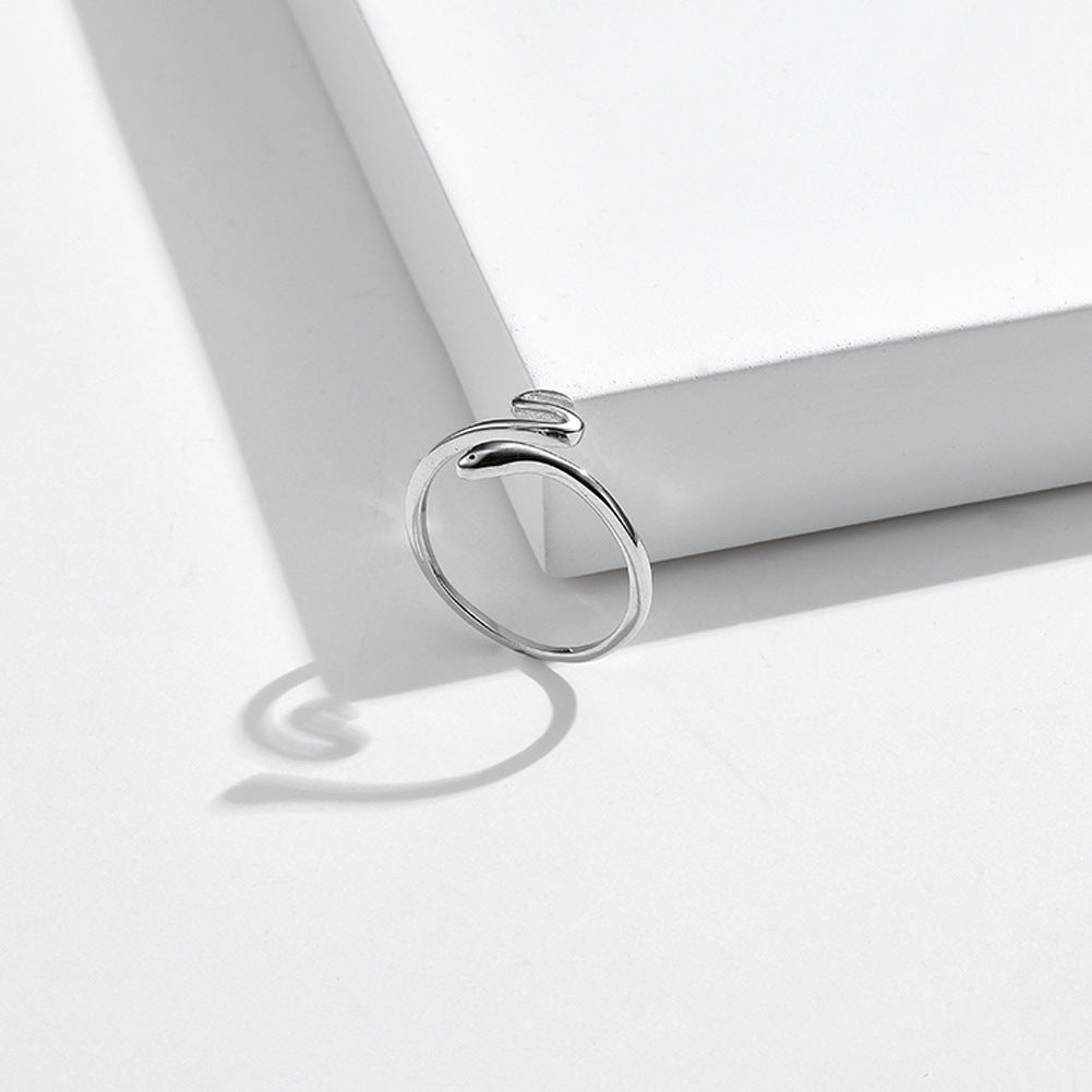 Sterling Silver Snake Ring