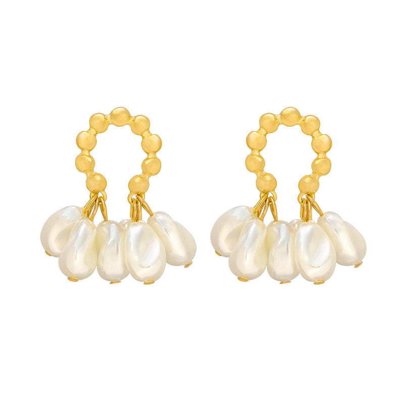 Pearl Hoop Earrings