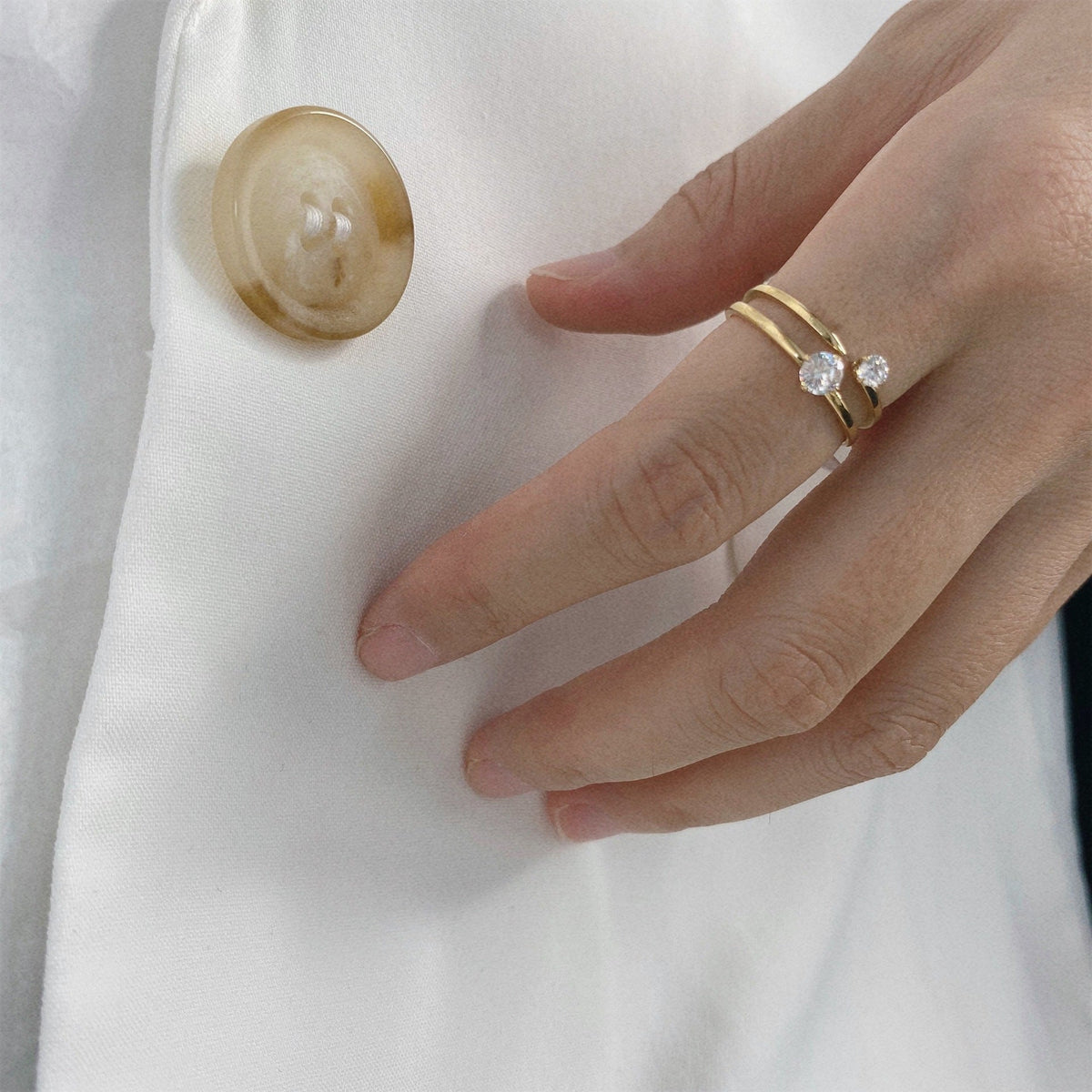 Minimalist Zirconia Ring