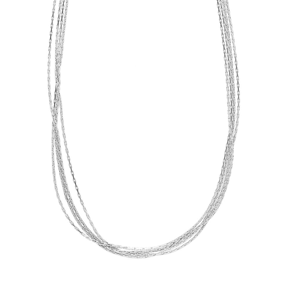 Gold Thread Layered Necklace