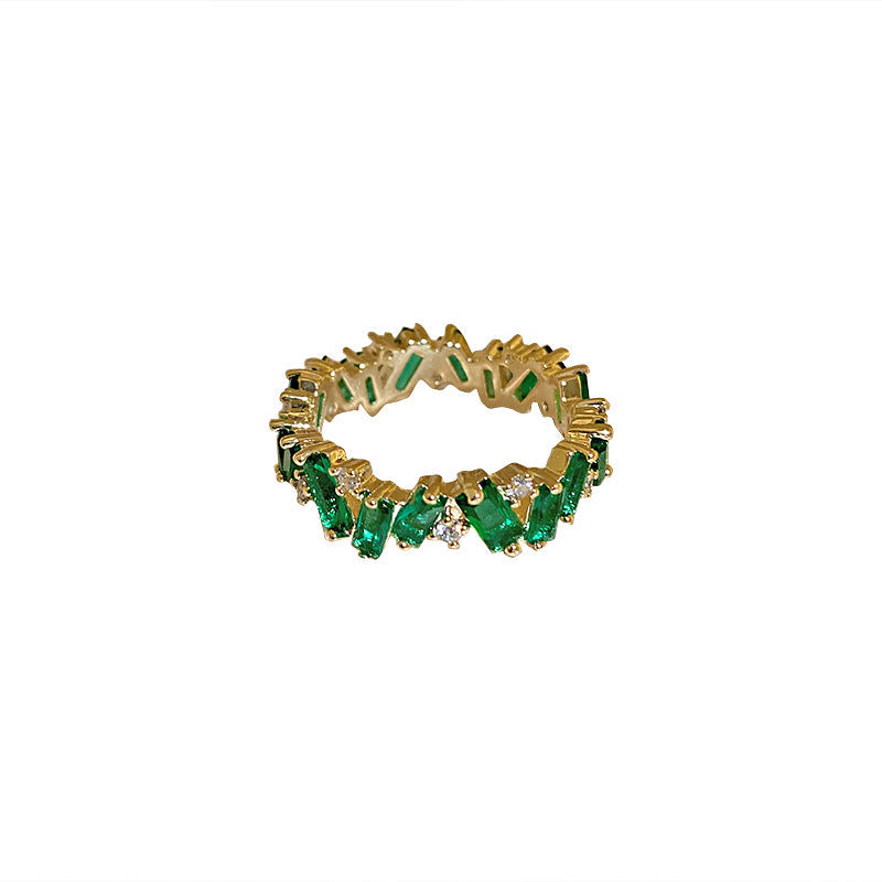 Emerald Zirconia Ring