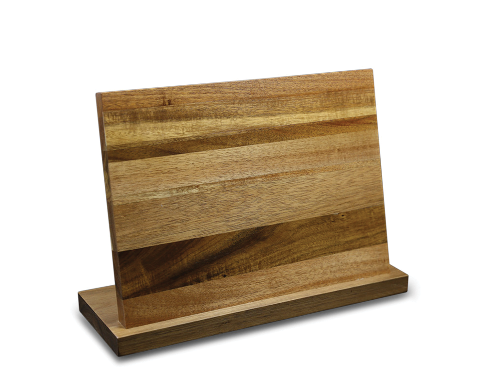 Acacia Wood Magnetic Knife Stand