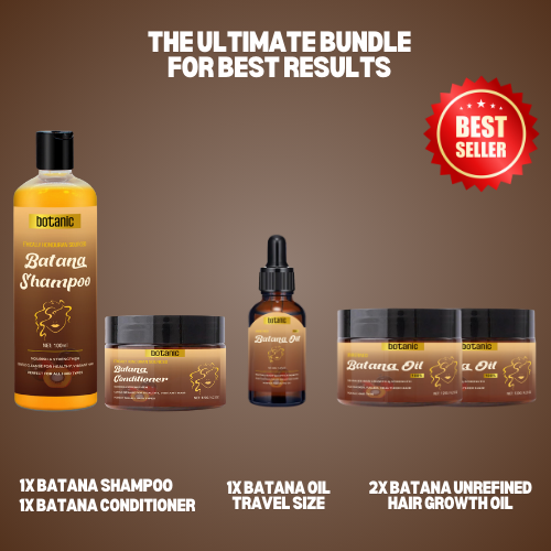 Avichic™ Batana Hair Growth Oil – 100% Unrefined Natural Formula for Thicker, Fuller Hair | 120ml