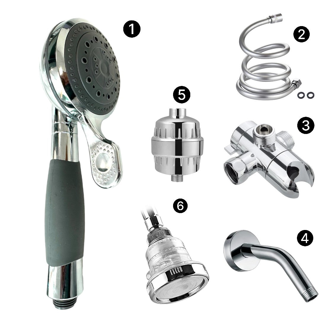 Assistive Shower Dual Shower System
