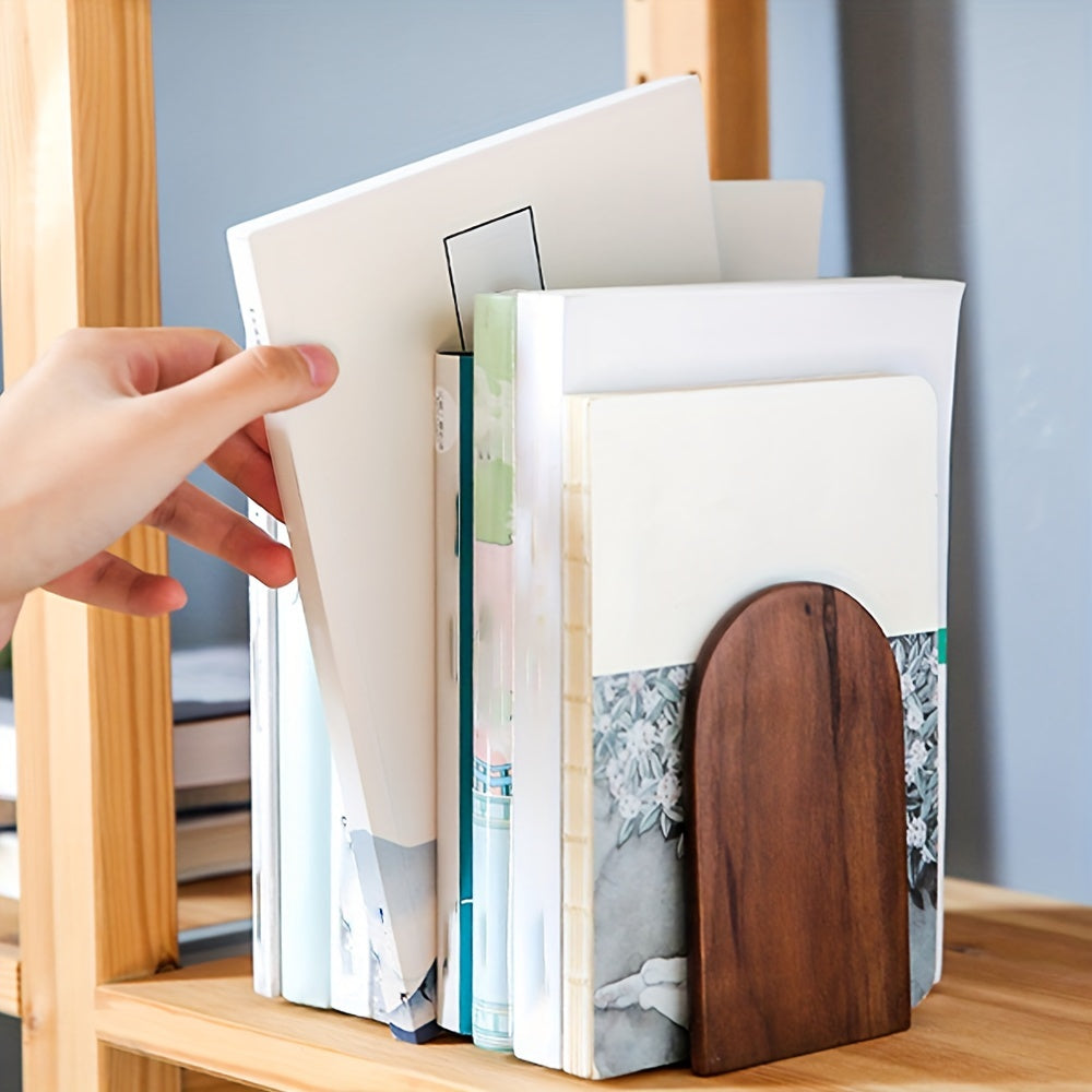 Bookends Modern Arched Desk Organizer Pair