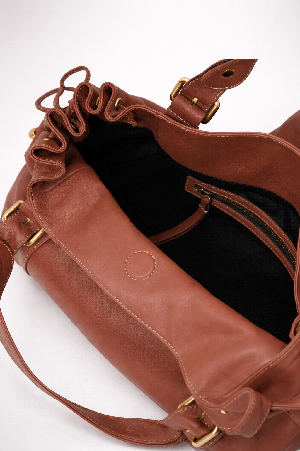 Large vegan leather Handbag for School | Mantova