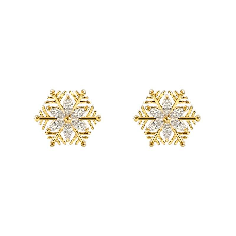 Crystal Snowflake Earrings