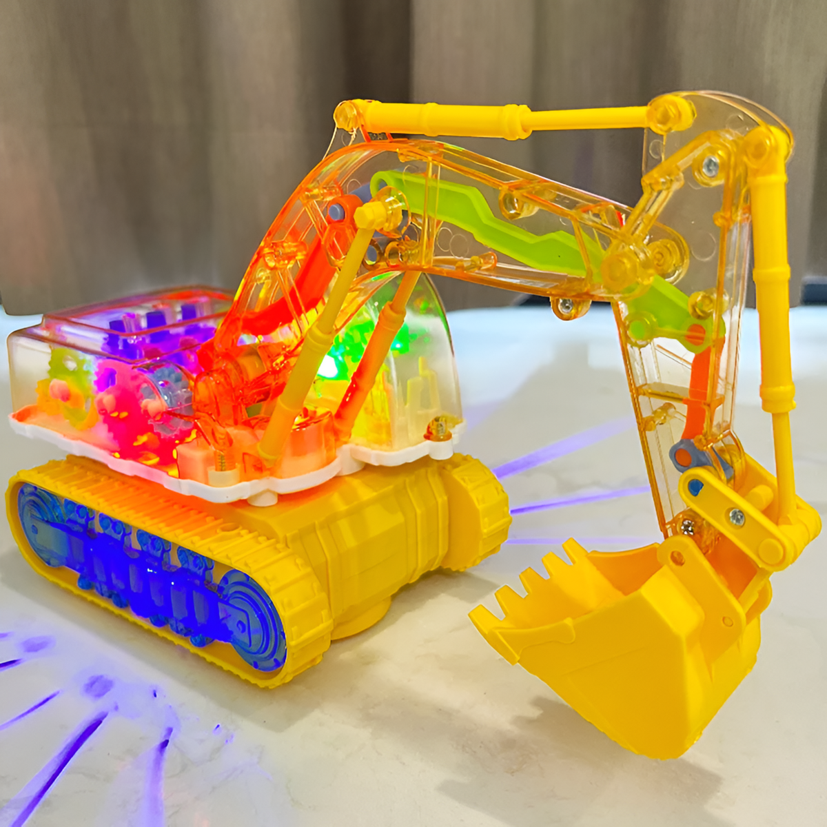 Kids Musical Dancing Excavator Toy
