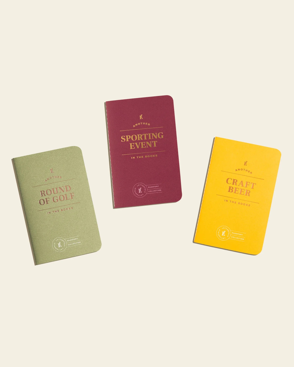 Avichic Passport Collection Trio: Round of Golf, Sporting Event, Craft Beer