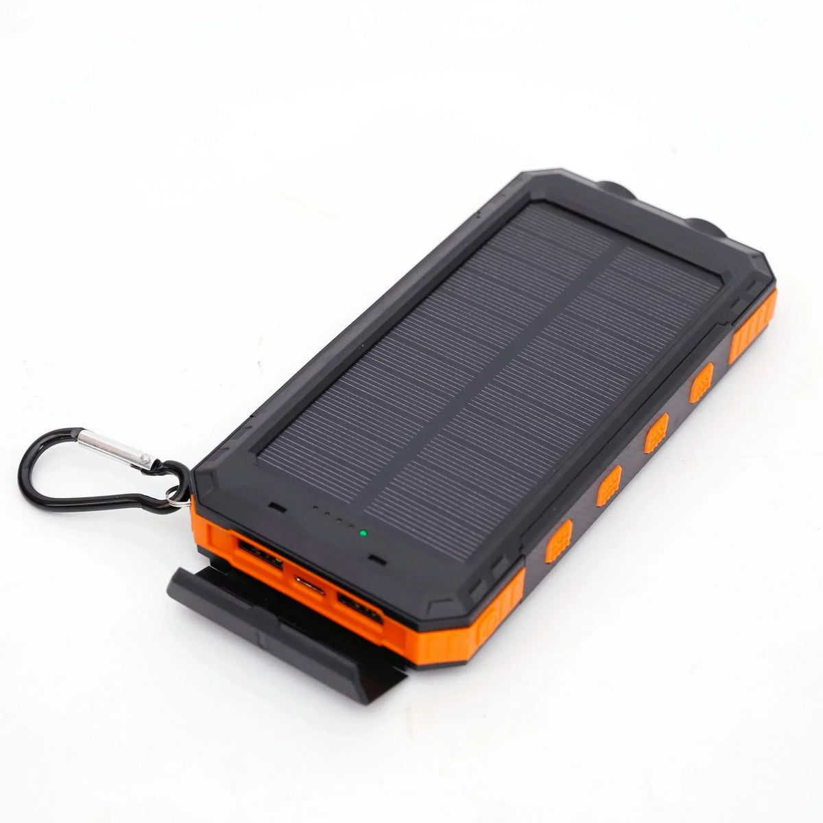Latest 20000mAh Solar Power Bank Portable Large Capacity Charger Compatible with IOS Android USB output Fast Charging ourdoor