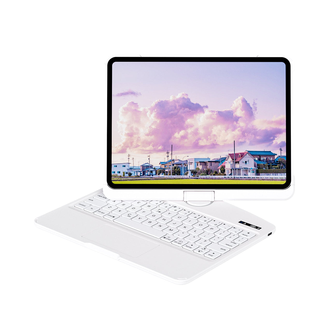Transparent 360° iPad Keyboard Case