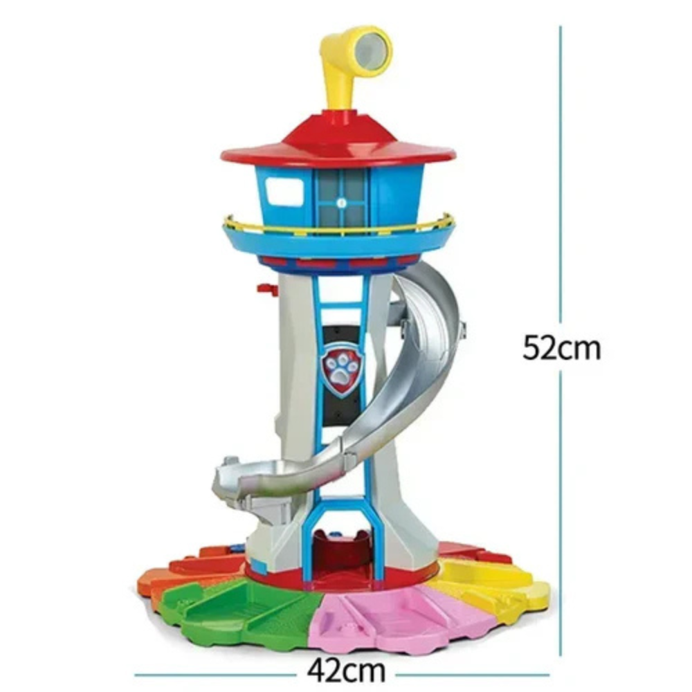 Toy Car Track Playset Multi Level Slide Tower Racing Set