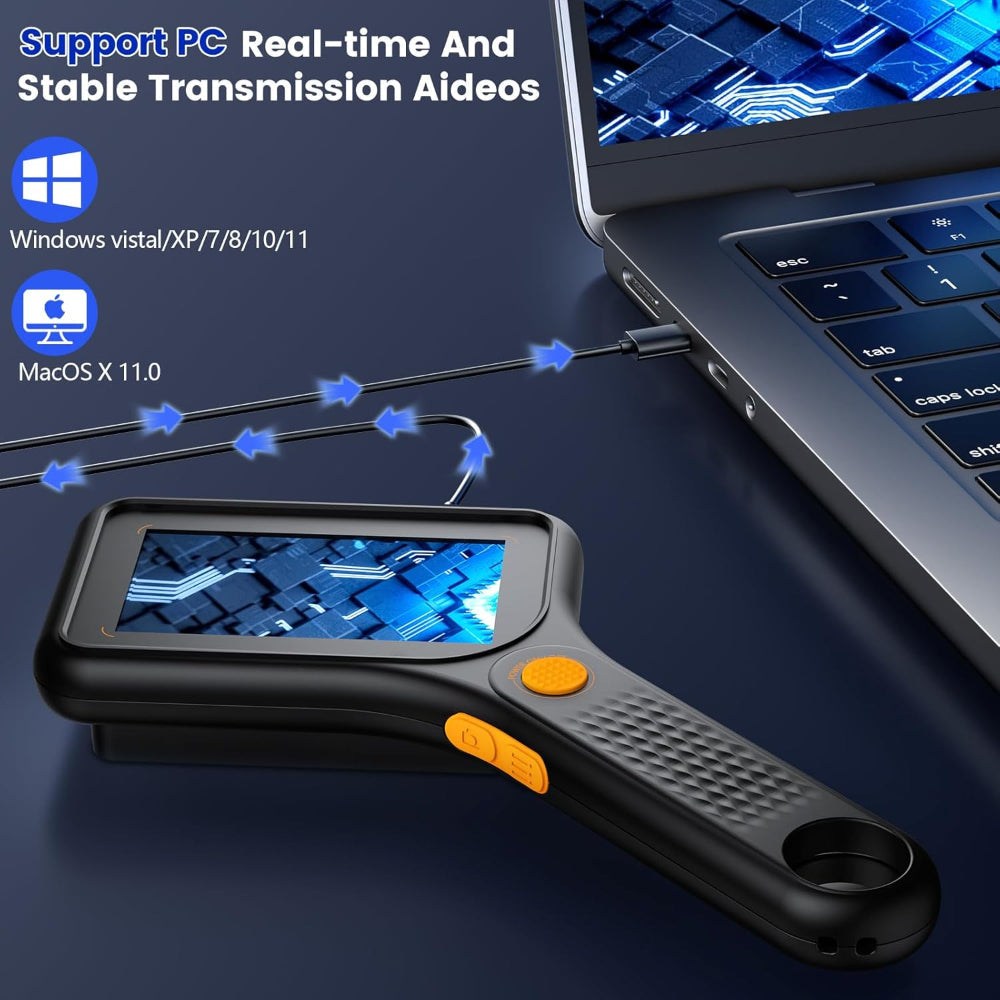 USB Camera Digital Microscope Handheld 500X IPS Screen