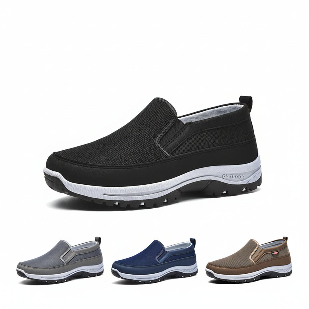 Walking Shoes Mens Slip On Outdoor Supportive Casual Shoes