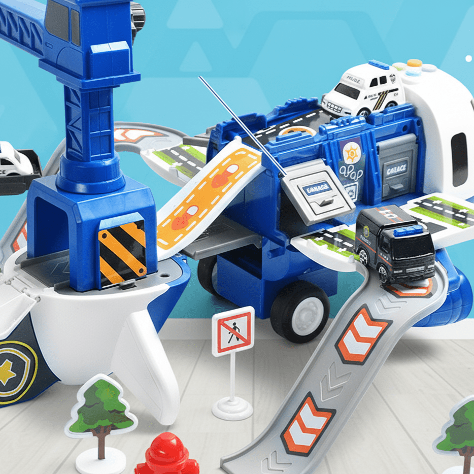 ADVENTURE AIRPLANE & VEHICLE SET – Airplane Toy Set for Imaginative Kids