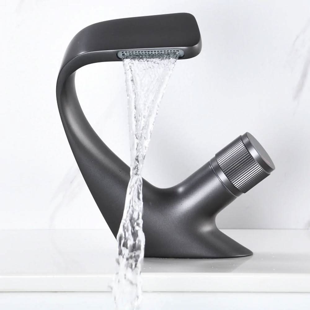 AQUACASCADE – Luxury Waterfall Basin Mixer for Modern Bathrooms