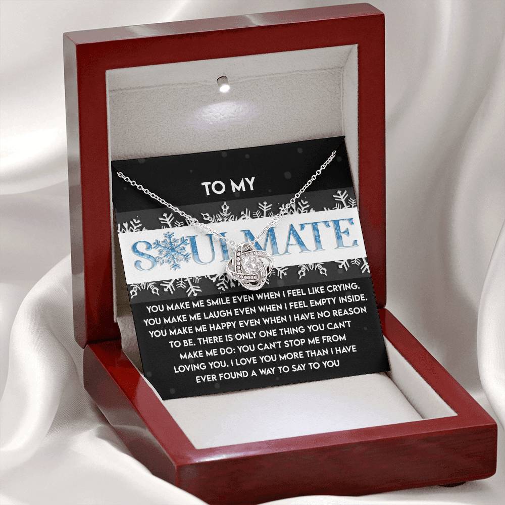 Soulmate - Loving You - Love Knot Necklace