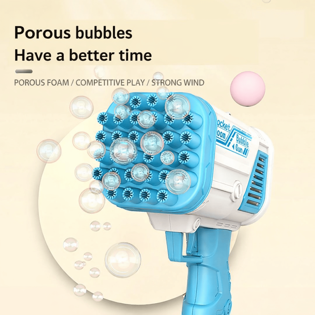 BubbleFun – Soap bubble machine without batteries for endless fun