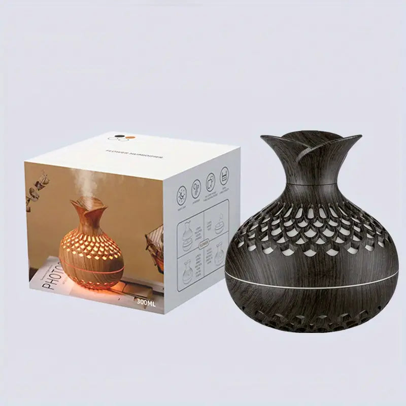SereniMist – Luxury Ultrasonic Aroma Diffuser with Elegant Design and 10-Hour Run Time