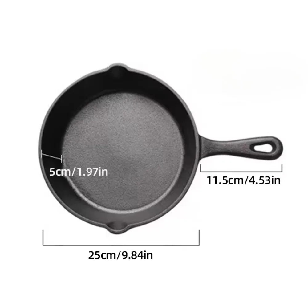 CASTPRO – Premium Cast Iron Skillet for Indoor & Outdoor Cooking