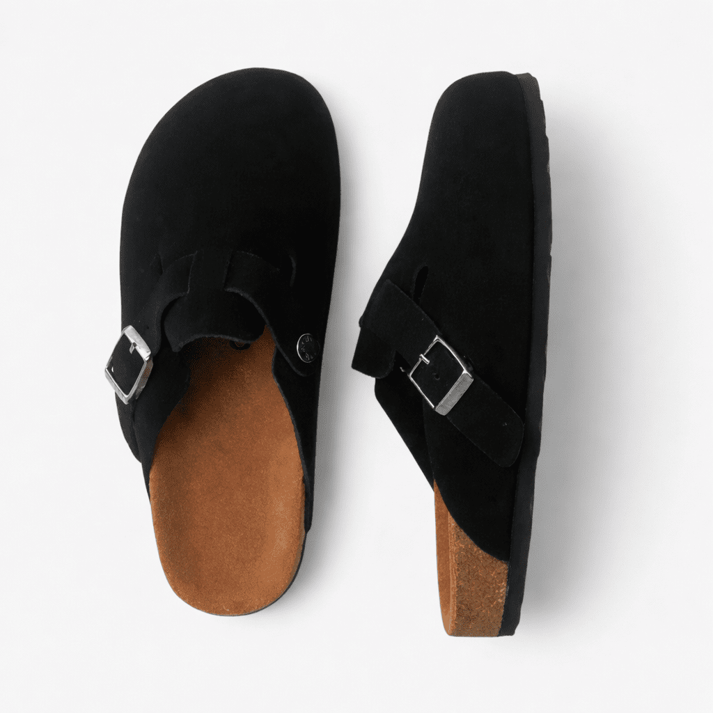 CAVEN – Unisex Suede Clogs with Cushioned Comfort