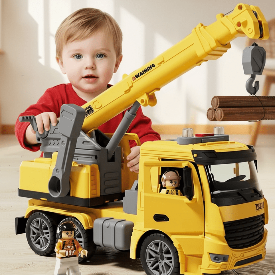 CraneMax Junior – Construction Crane Toy with Lights & Sound