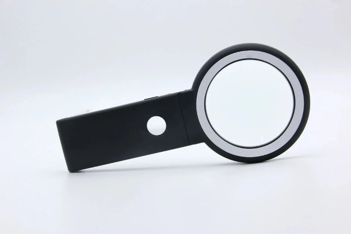 DETAILMAX – High-Power Foldable Magnifying Glass with 10X/30X & 18 LED Lights