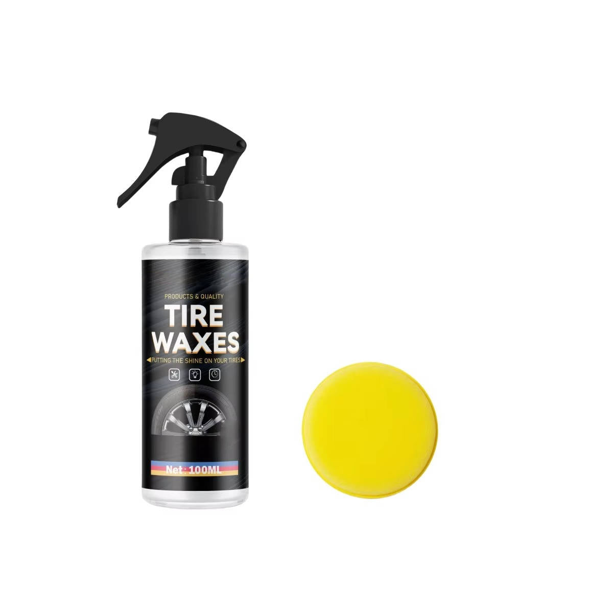 2 Set Tire Shine Spray