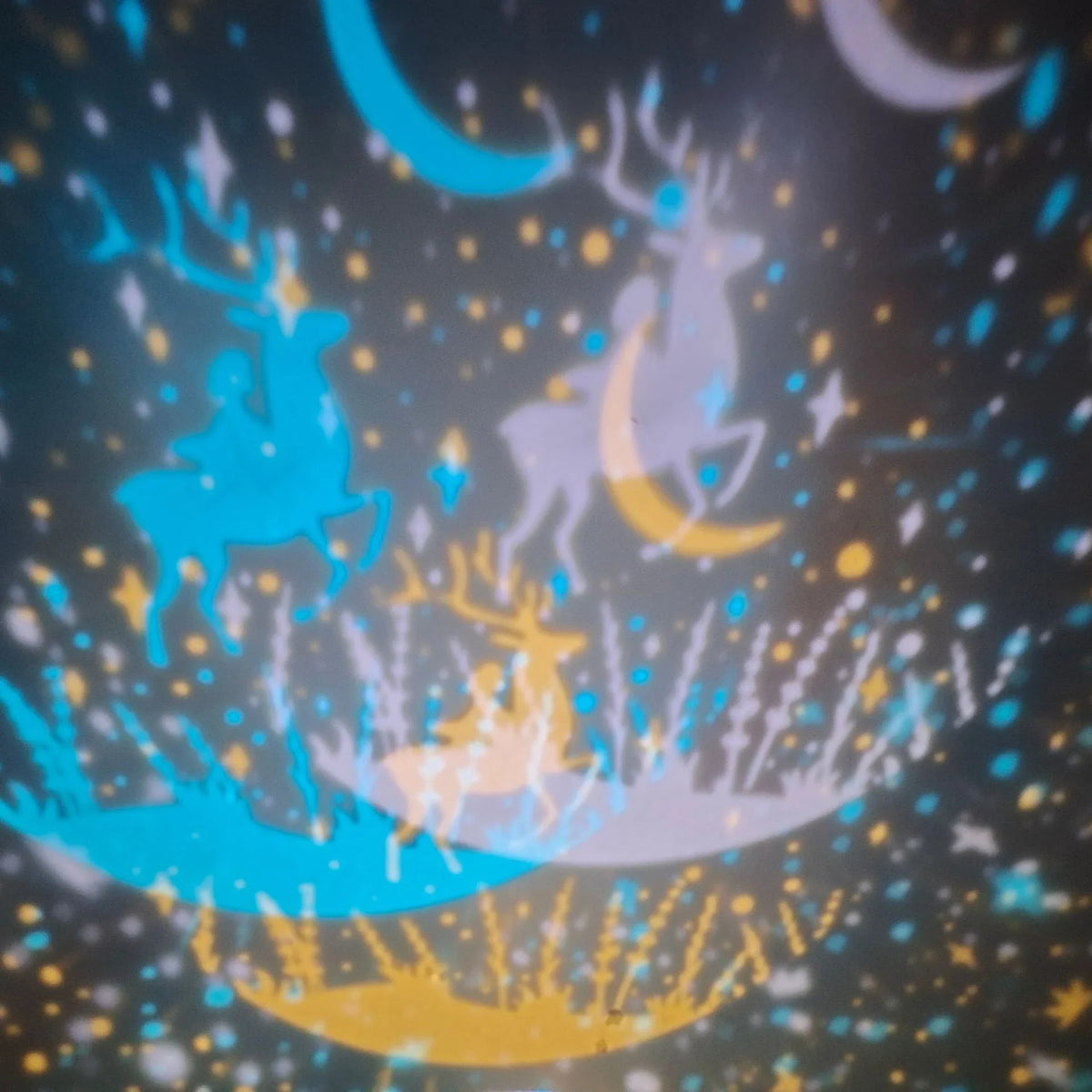 Relaxing Night Light with Galaxy Pattern