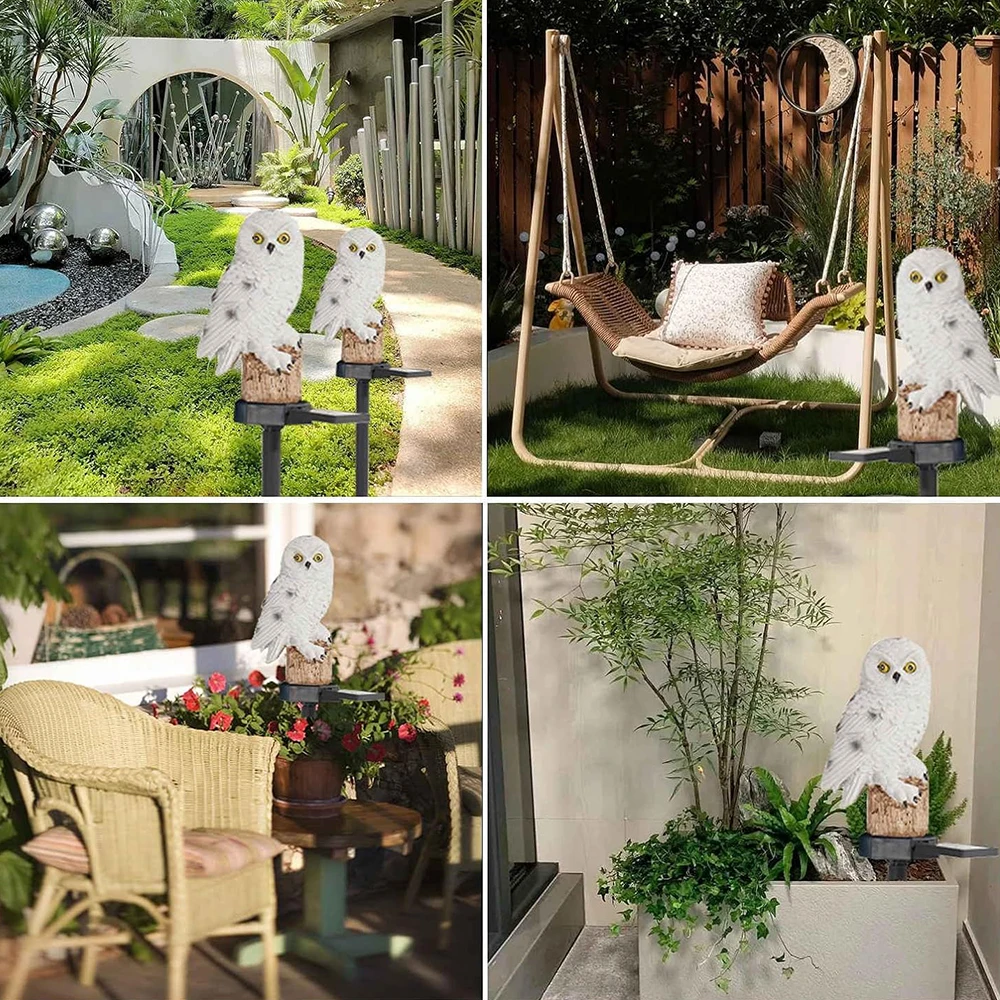 GLOWOWL – Solar Decorative Owl Light for Garden Paths and Yards