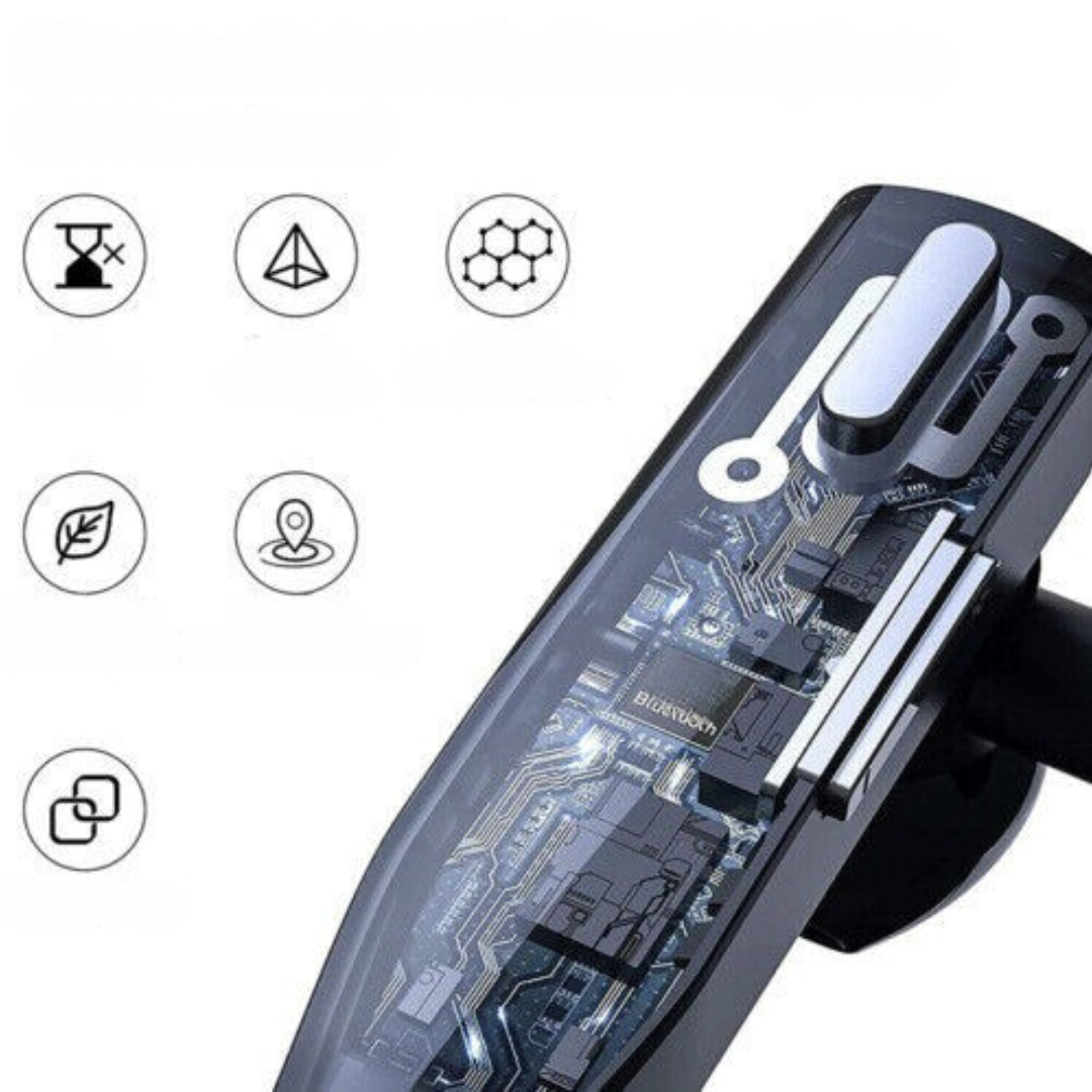 Bluetooth Headset with Mic Noise Cancelling Earpiece