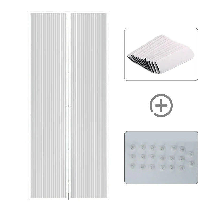 INSECTRA – Magnetic Screen Door Curtain with Easy Auto-Close