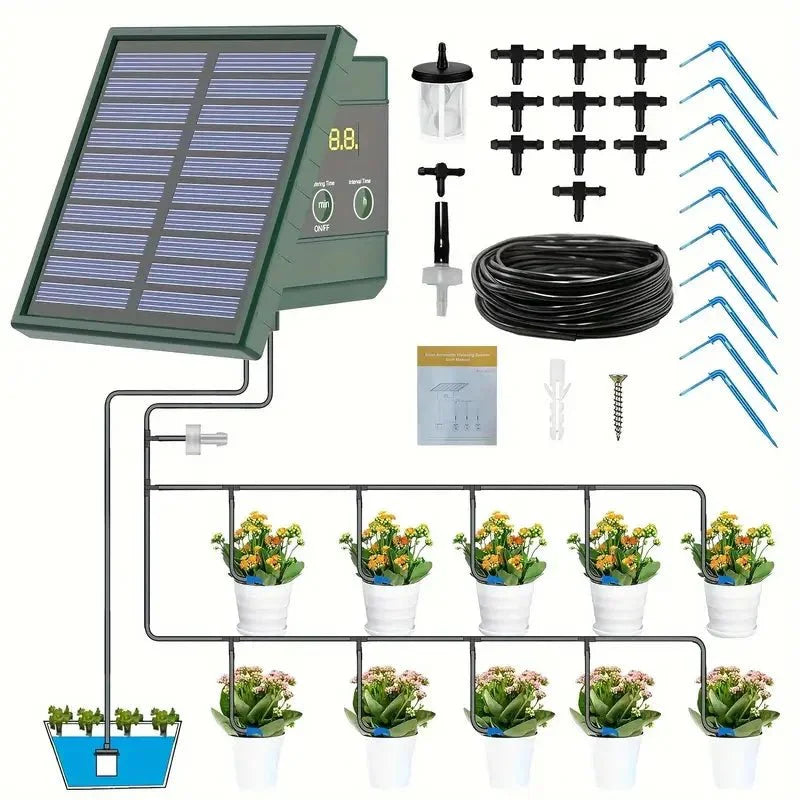 IRRIGEN – Smart Solar Drip Irrigation for Small Gardens