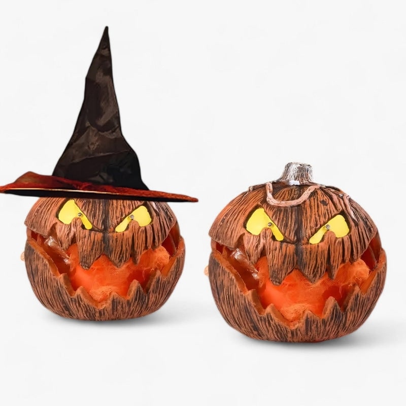 Kids' Halloween Jack O Lantern LED Pumpkin Pop-Up Decoration with Glowing Eyes for Indoor Outdoor Party
