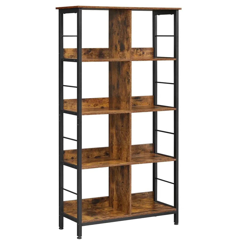 Modern Eight-Compartment Open Storage Bookcase