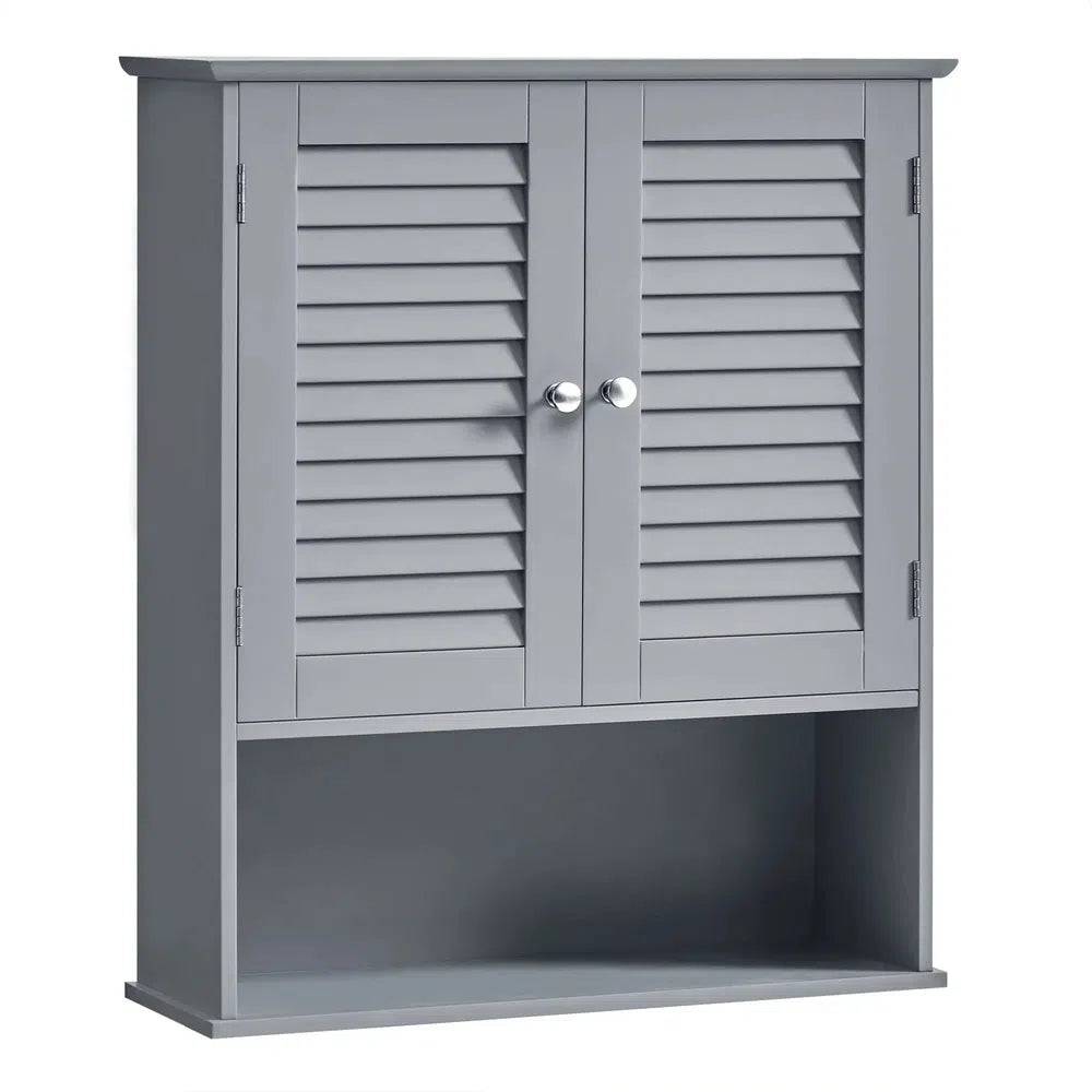Wall-Mounted Bathroom Storage Cabinet with Adjustable Shelf