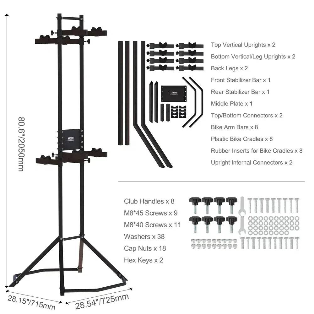 Wall-Mounted Bike Rack