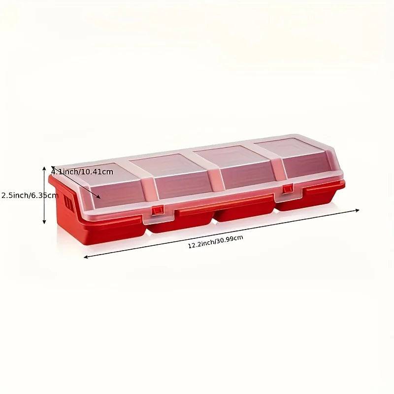 Multi-Compartment Organiser Box for Screws & Small Parts