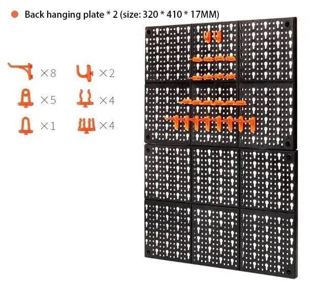 DIY Wall-Mounted Hardware Tool Hanging Board