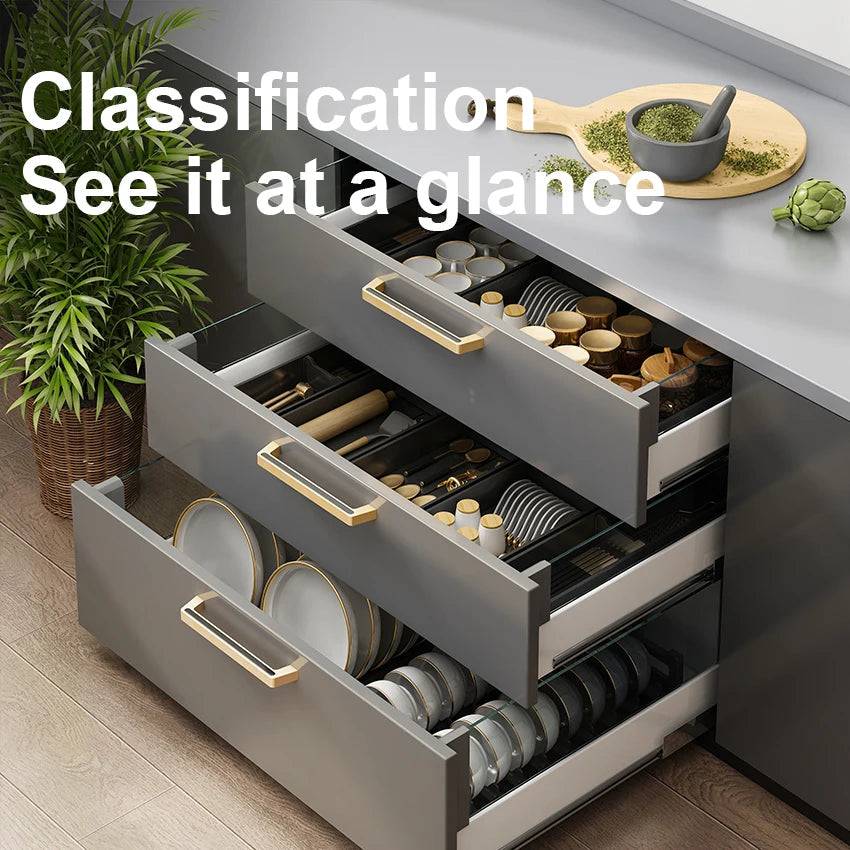 Nordic Style Cabinet Divider Storage Rack
