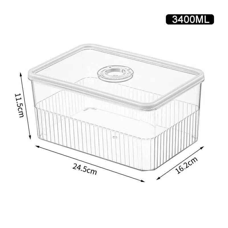 Versatile Refrigerator Storage Box with Lid