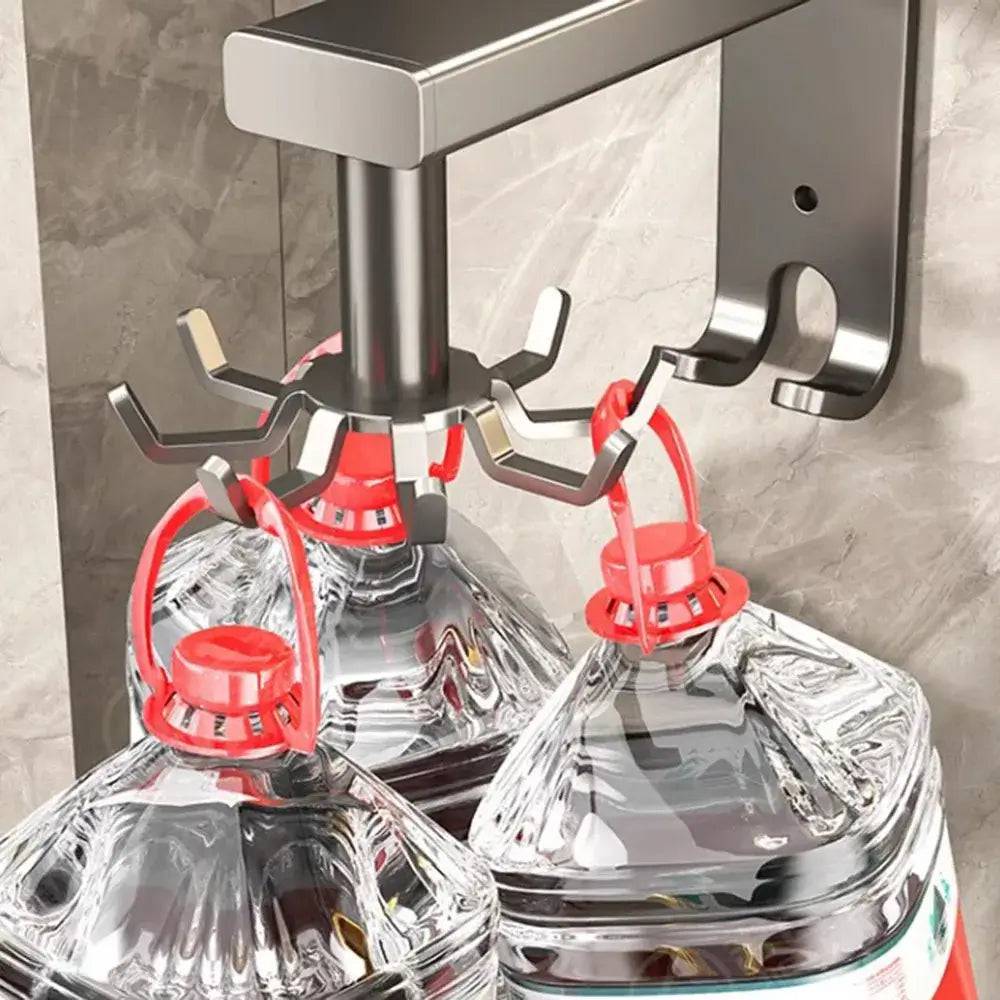2 In 1 Rotating Hook Kitchen Spoon Hanger