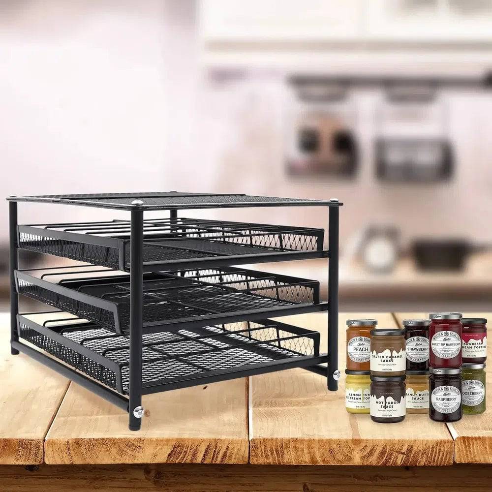 Pull-Out Spice Rack Organiser