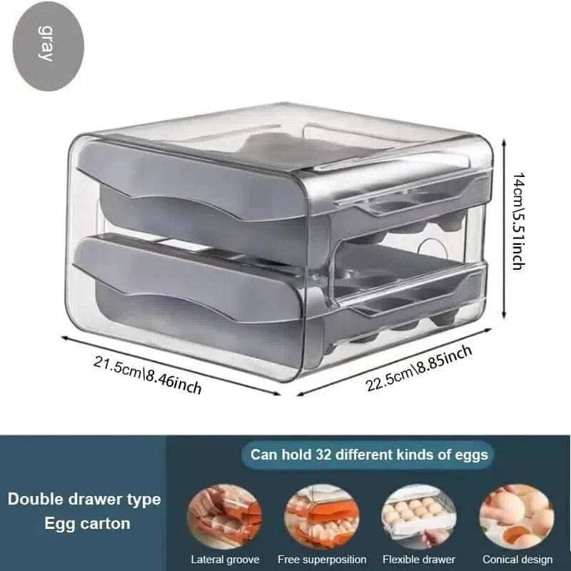 Double Drawer Egg Box