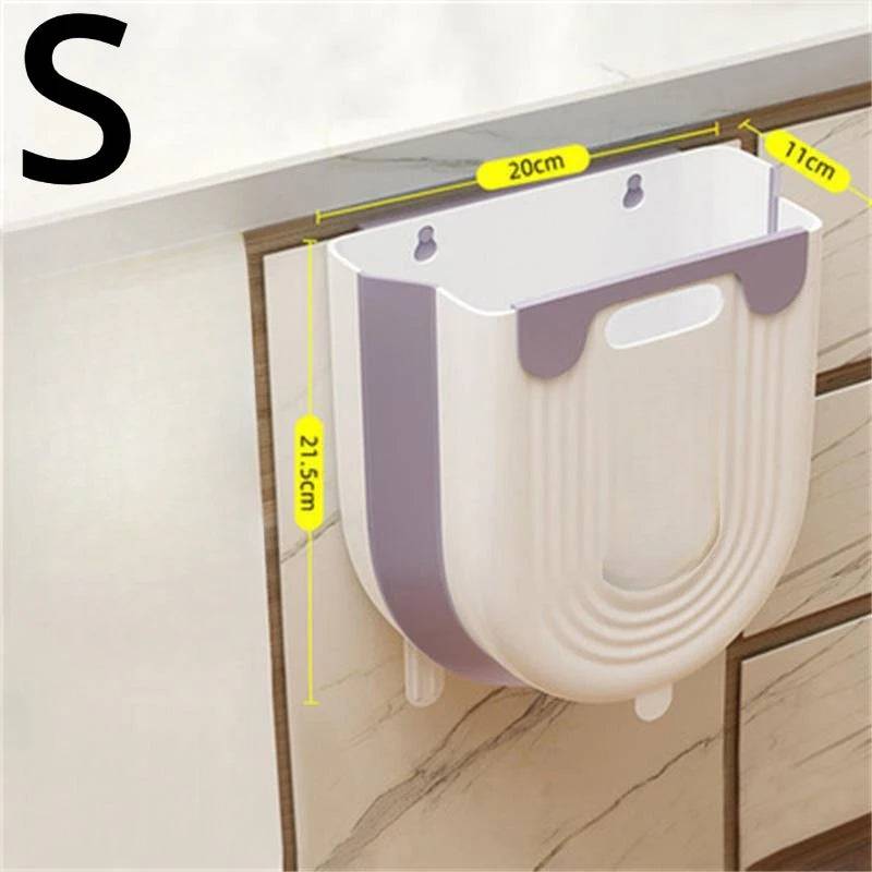 Wall Mounted Folding Trash Can