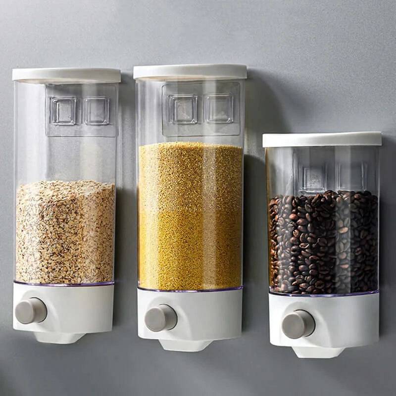 Wall-Mounted Grain Storage Box