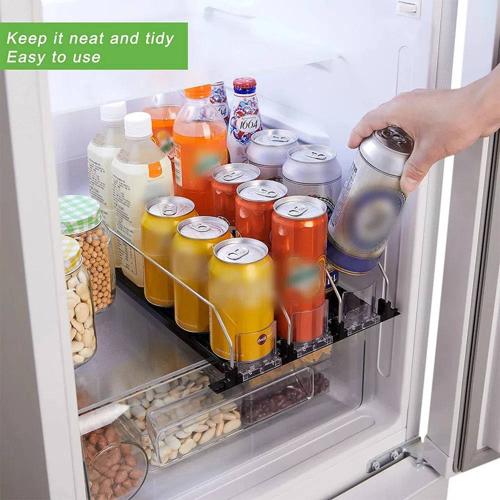 Canned Beverage Push Rack